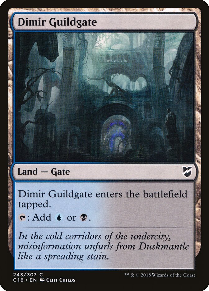 Dimir Guildgate [Commander 2018]