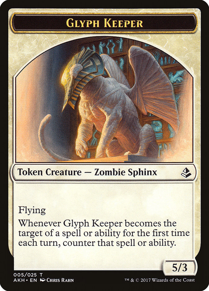 Glyph Keeper Token [Amonkhet Tokens]