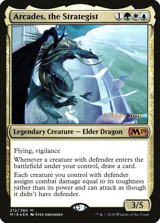 Arcades, the Strategist [Core Set 2019 Prerelease Promos]