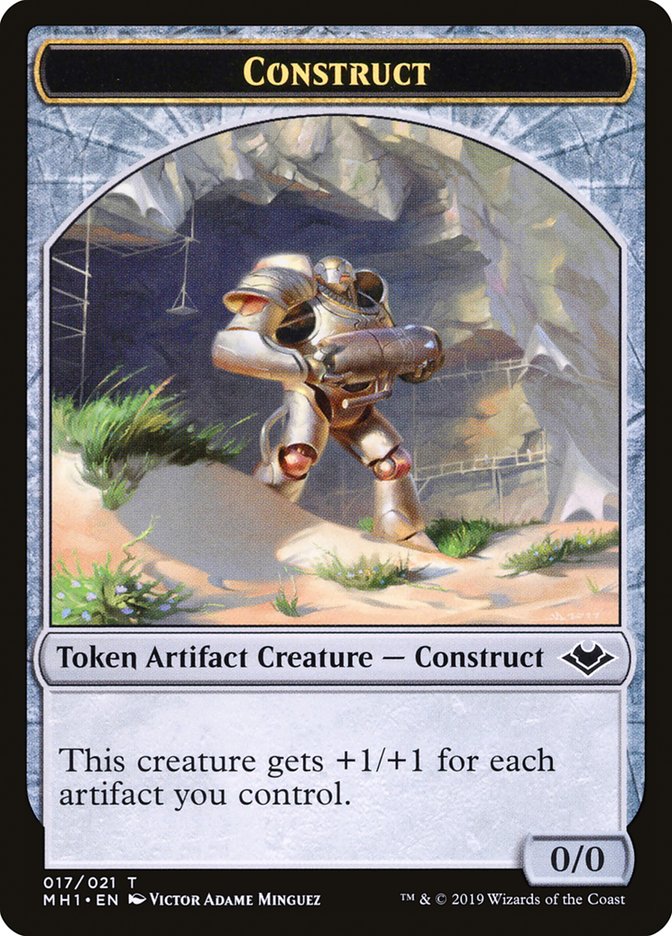 Bird (003) // Construct (017) Double-sided Token [Modern Horizons Tokens]