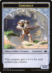 Zombie (007) // Construct (017) Double-sided Token [Modern Horizons Tokens]