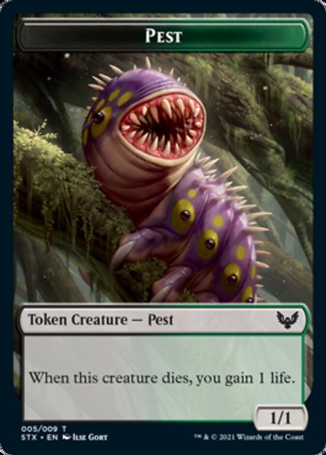 Food // Pest Token [Commander 2021 Tokens]