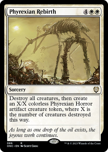 Phyrexian Rebirth [Phyrexia: All Will Be One Commander]