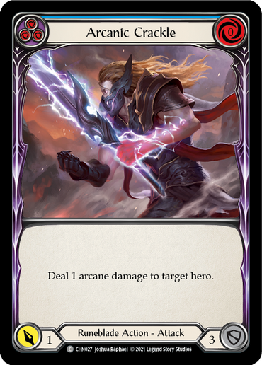 Arcanic Crackle [CHN027] (Monarch Chane Blitz Deck)