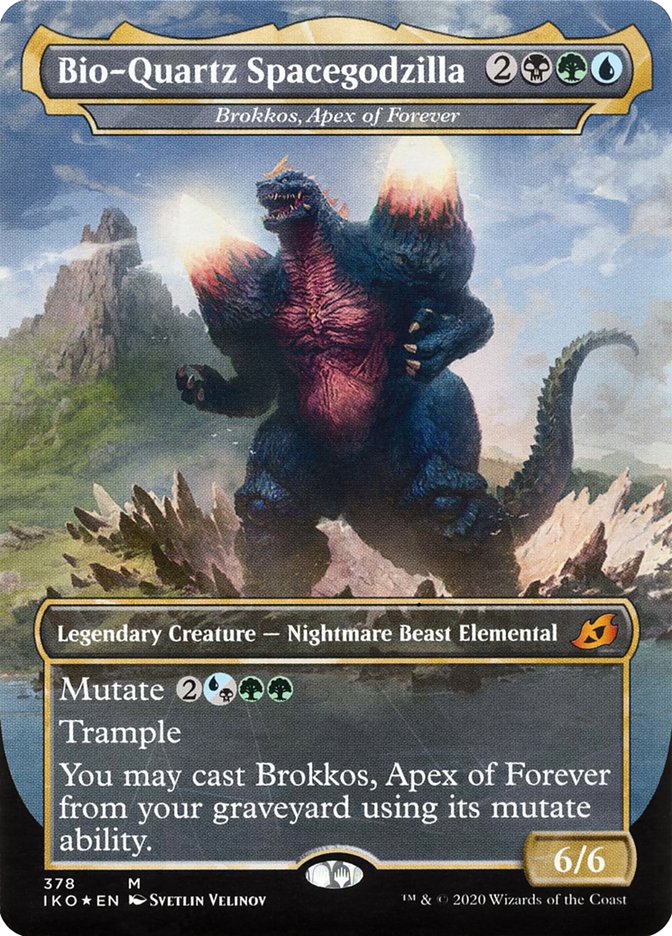 Brokkos, Apex of Forever - Bio-Quartz Spacegodzilla (Godzilla Series) [Ikoria: Lair of Behemoths]