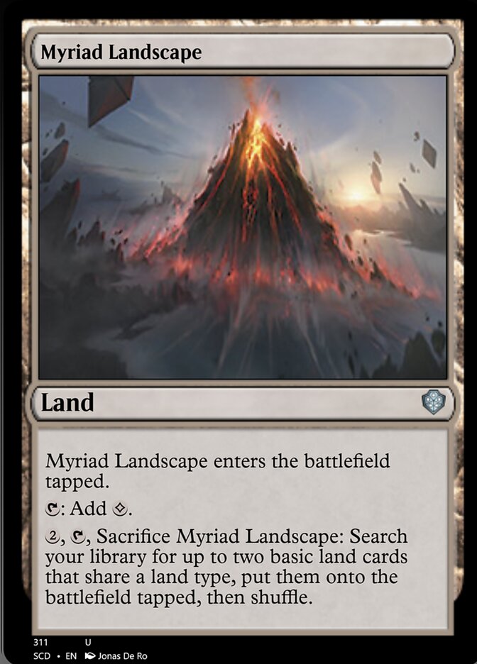 Myriad Landscape [Starter Commander Decks]