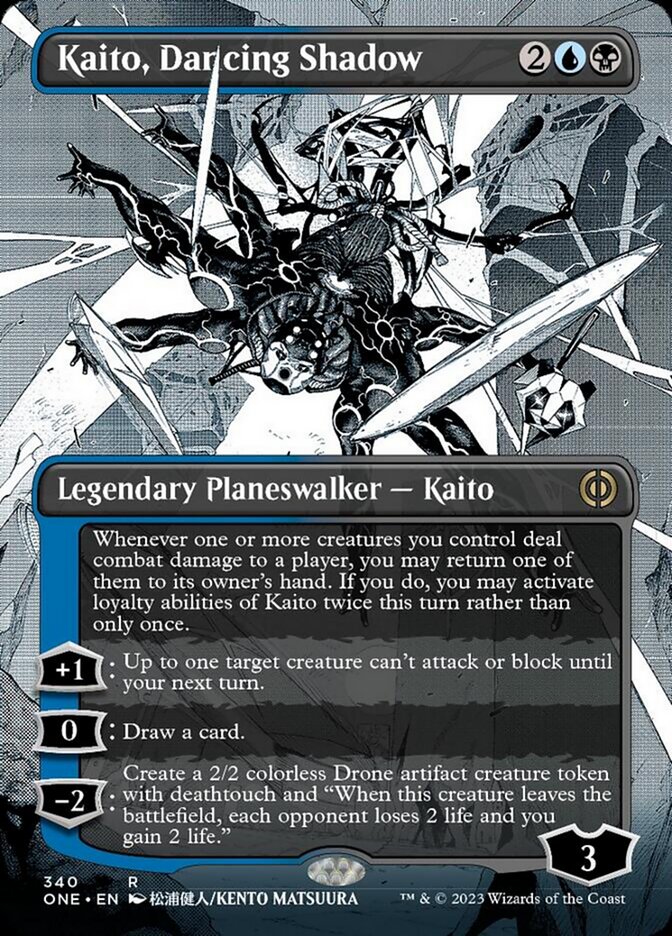 Kaito, Dancing Shadow (Borderless Manga) [Phyrexia: All Will Be One]