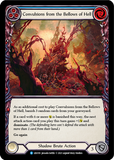Convulsions from the Bellows of Hell [LEV019] (Monarch Levia Blitz Deck)