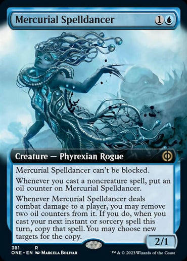 Mercurial Spelldancer (Extended Art) [Phyrexia: All Will Be One]