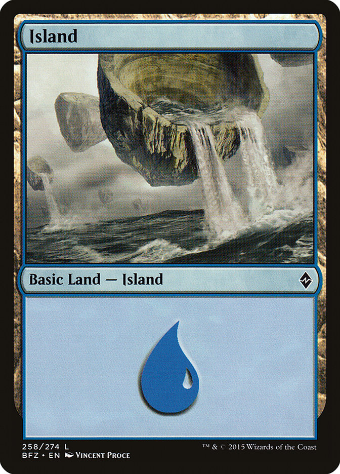 Island (258a) [Battle for Zendikar]