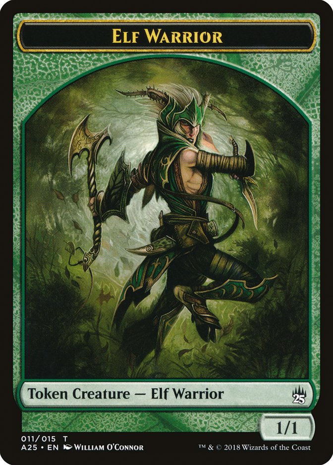 Elf Warrior Token [Masters 25 Tokens]