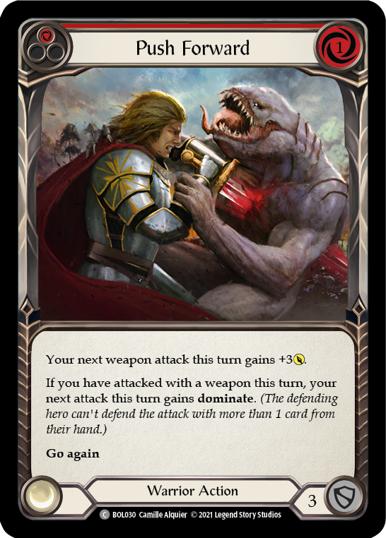 Push Forward [BOL030] (Monarch Boltyn Blitz Deck)