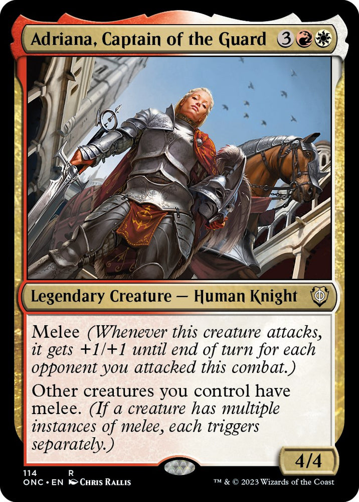 Adriana, Captain of the Guard [Phyrexia: All Will Be One Commander]