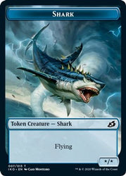 Angel Warrior // Shark Double-sided Token [Challenger Decks 2021 Tokens]