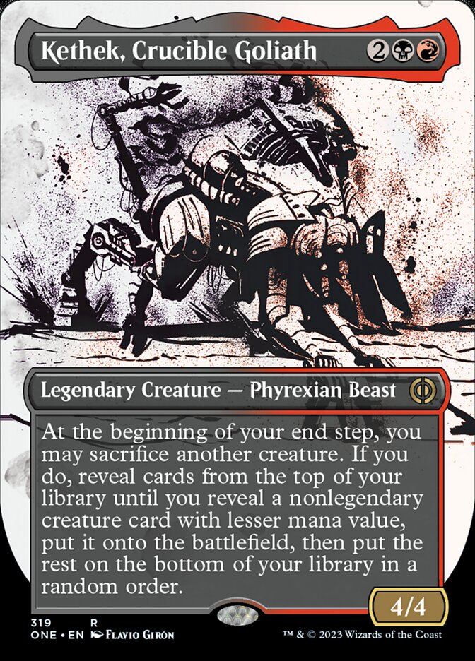 Kethek, Crucible Goliath (Borderless Ichor) [Phyrexia: All Will Be One]