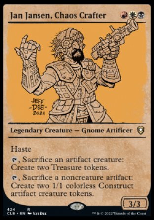 Jan Jansen, Chaos Crafter (Showcase) [Commander Legends: Battle for Baldur's Gate]