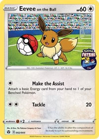 Eevee on the Ball (002/005) [Miscellaneous Cards & Products]