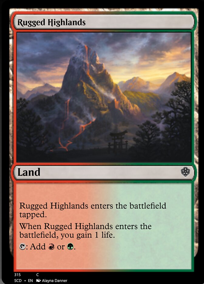 Rugged Highlands [Starter Commander Decks]