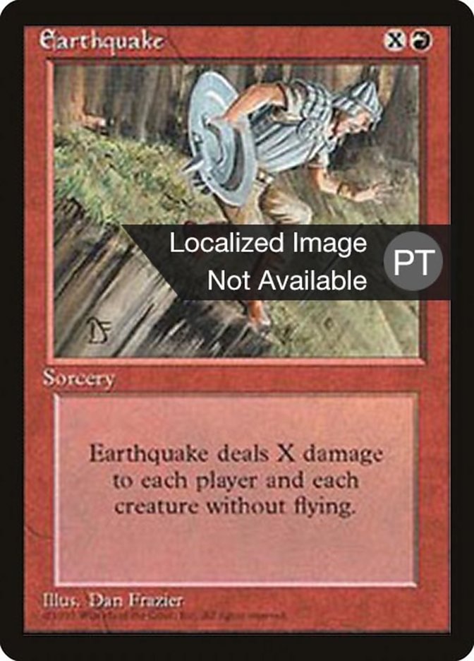 Earthquake [Fourth Edition (Foreign Black Border)]