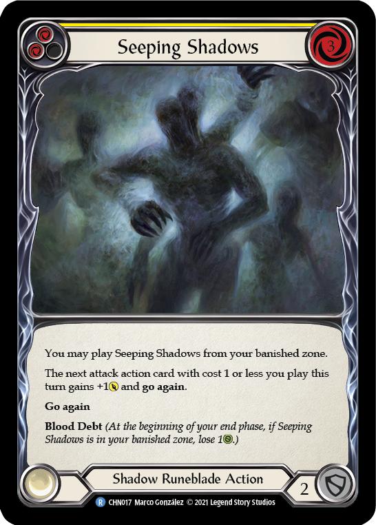 Seeping Shadows [CHN017] (Monarch Chane Blitz Deck)
