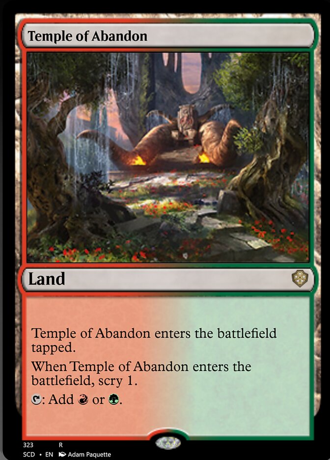 Temple of Abandon [Starter Commander Decks]