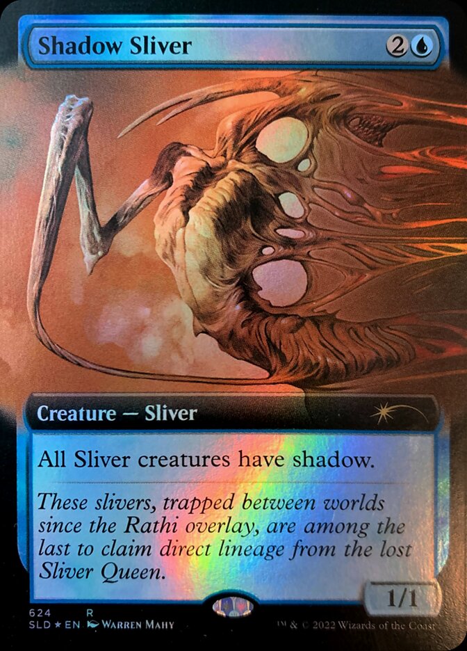 Shadow Sliver (Extended Art) [Secret Lair Drop Promos]