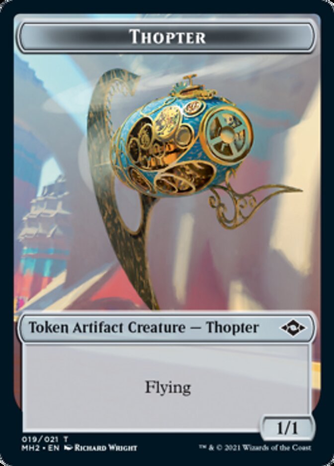 Clue Token (14) // Thopter Token [Modern Horizons 2 Tokens]