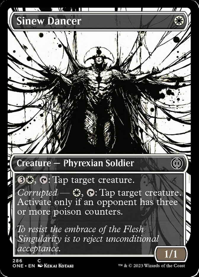 Sinew Dancer (Showcase Ichor) [Phyrexia: All Will Be One]