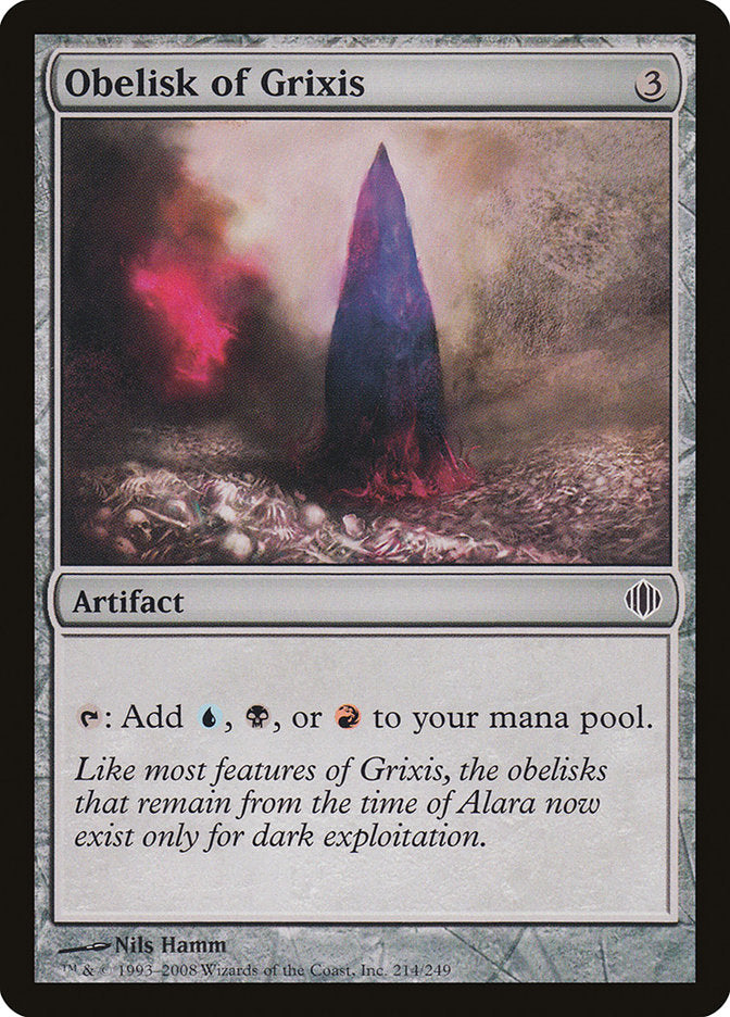 Obelisk of Grixis [Shards of Alara]