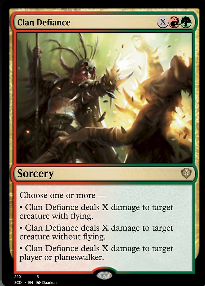 Clan Defiance [Starter Commander Decks]