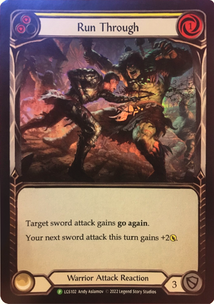 Run Through [LGS102] (Promo)  Rainbow Foil