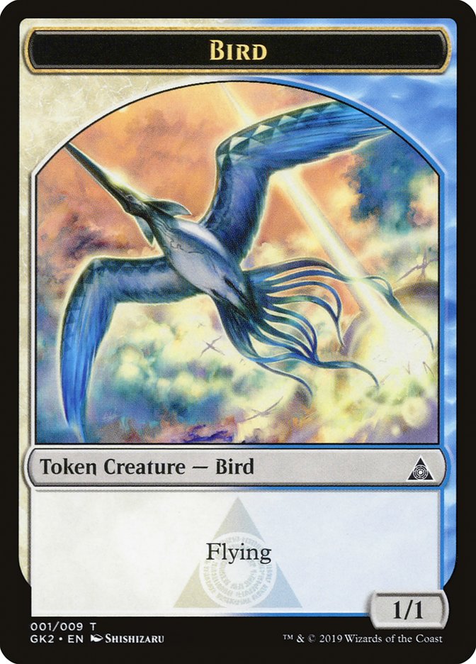 Bird // Thopter Double-sided Token [Ravnica Allegiance Guild Kit Tokens]