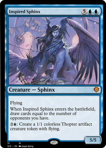 Inspired Sphinx [Starter Commander Decks]