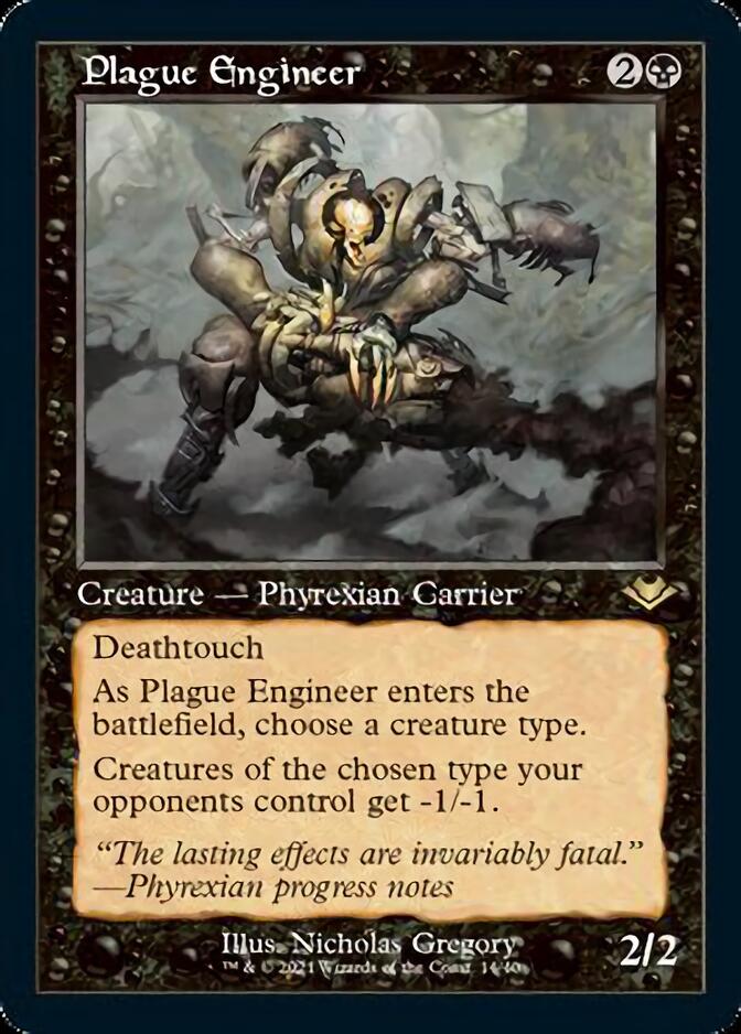 Plague Engineer (Retro Foil Etched) [Modern Horizons 2]