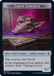 Satyr // Goblin Construct Double-sided Token [Challenger Decks 2021 Tokens]