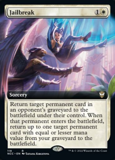 Jailbreak (Extended Art) [Streets of New Capenna Commander]