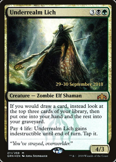 Underrealm Lich [Guilds of Ravnica Prerelease Promos]