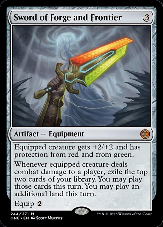 Sword of Forge and Frontier [Phyrexia: All Will Be One]