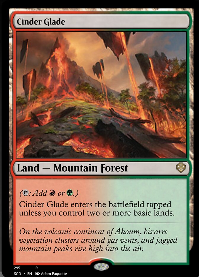 Cinder Glade [Starter Commander Decks]