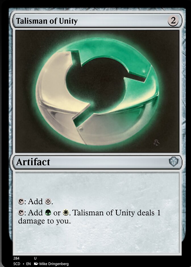 Talisman of Unity [Starter Commander Decks]