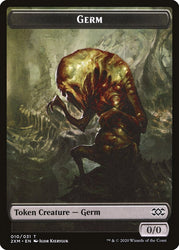 Demon // Germ Double-sided Token [Double Masters Tokens]