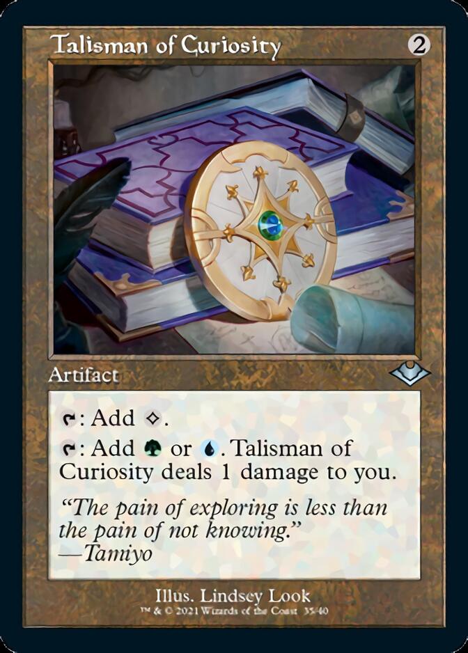 Talisman of Curiosity (Retro Foil Etched) [Modern Horizons 2]