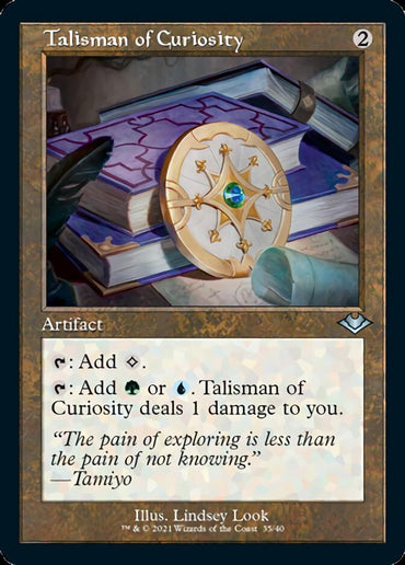 Talisman of Curiosity (Retro Foil Etched) [Modern Horizons 2]