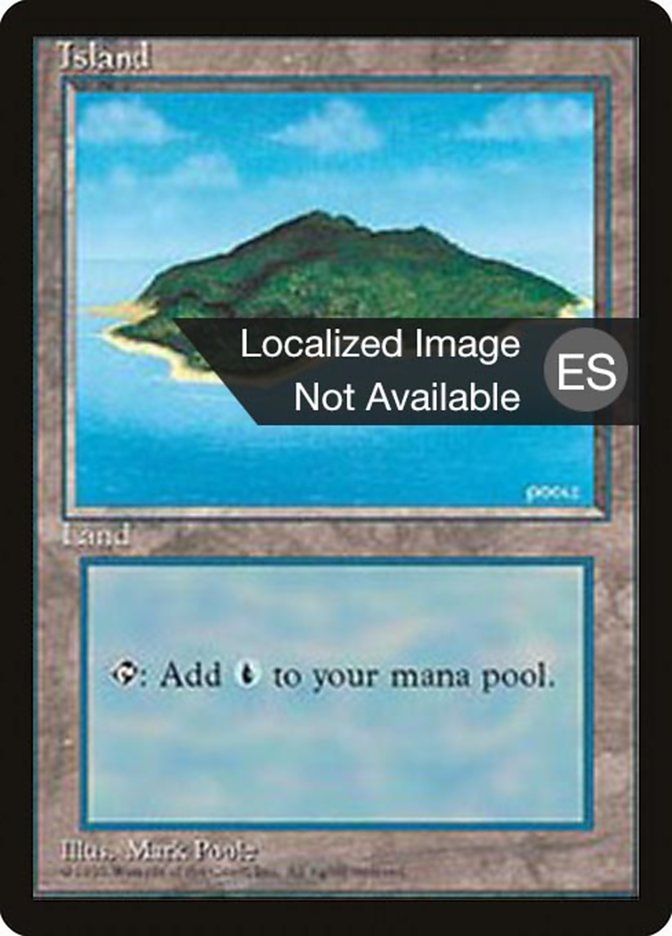 Island (B) [Fourth Edition (Foreign Black Border)]