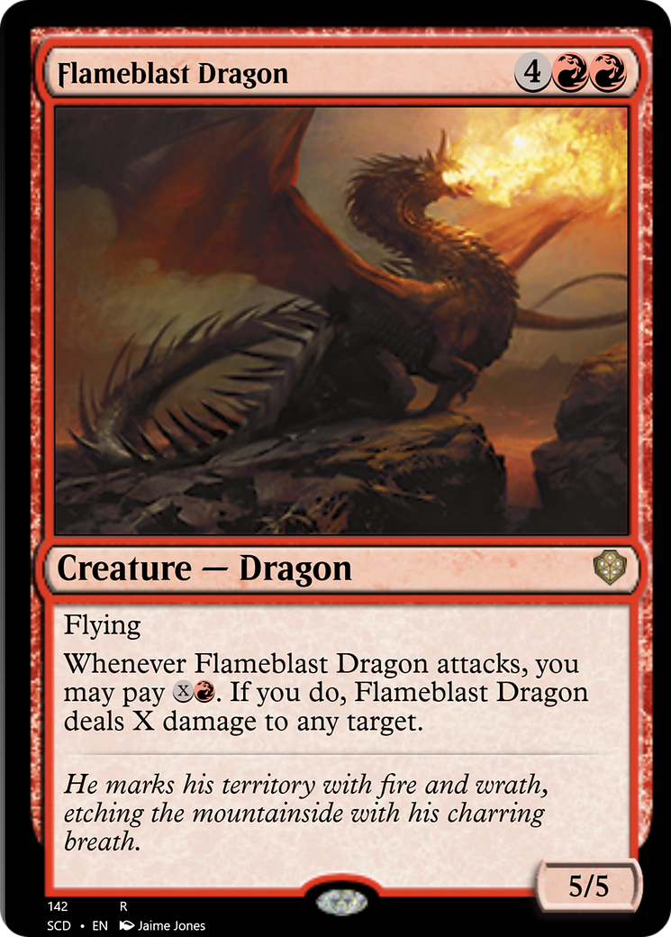 Flameblast Dragon [Starter Commander Decks]