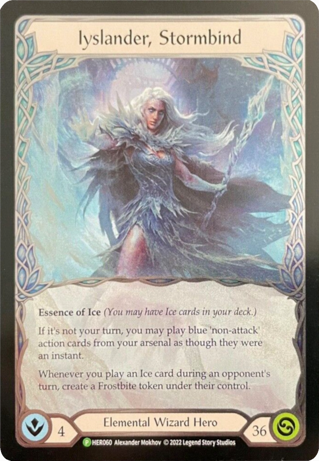 Iyslander, Stormbind [HER060] (Promo)  Cold Foil