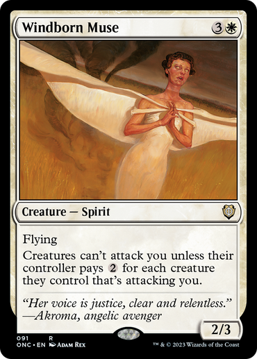 Windborn Muse [Phyrexia: All Will Be One Commander]