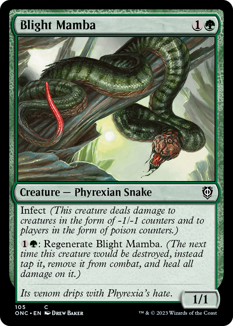 Blight Mamba [Phyrexia: All Will Be One Commander]