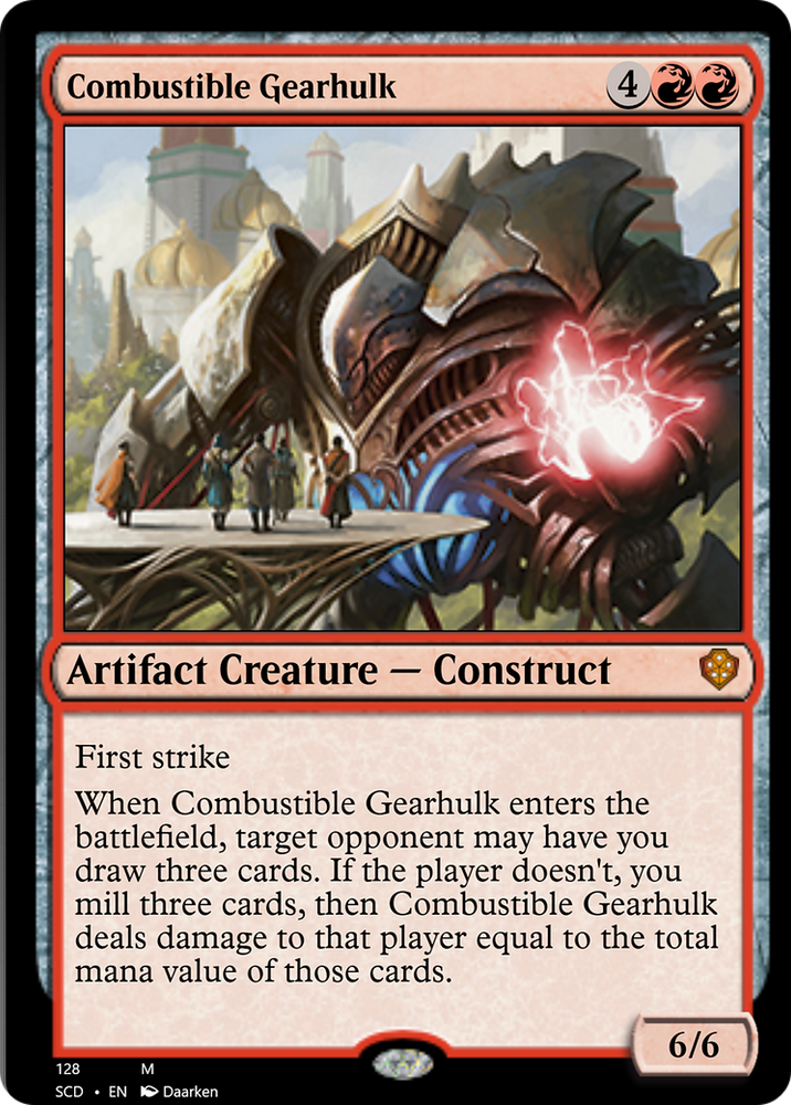 Combustible Gearhulk [Starter Commander Decks]