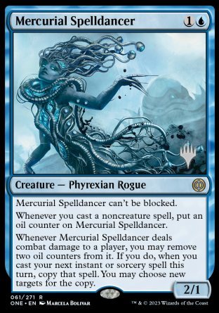 Mercurial Spelldancer (Promo Pack) [Phyrexia: All Will Be One Promos]